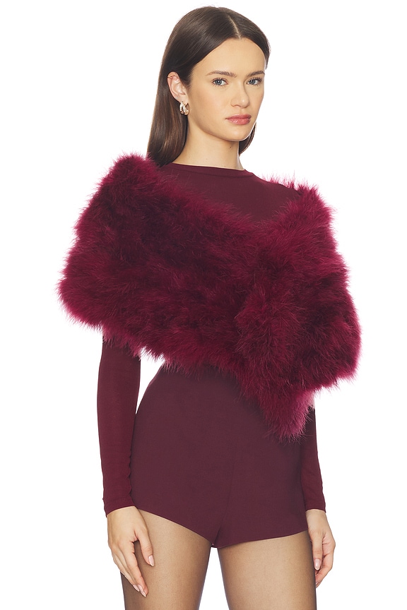 view 2 of 4 Lottie Wrap in Cherry