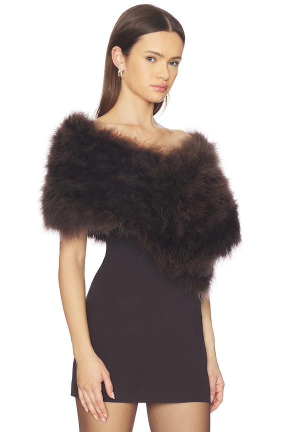 view 2 of 4 Lottie Wrap in Chocolate