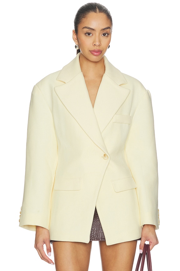 view 1 of 4 BLAZER AJUSTADO SASKIA in Yellow