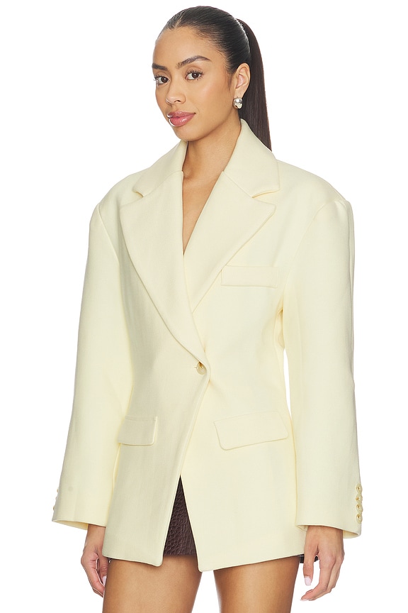 view 2 of 4 BLAZER AJUSTADO SASKIA in Yellow