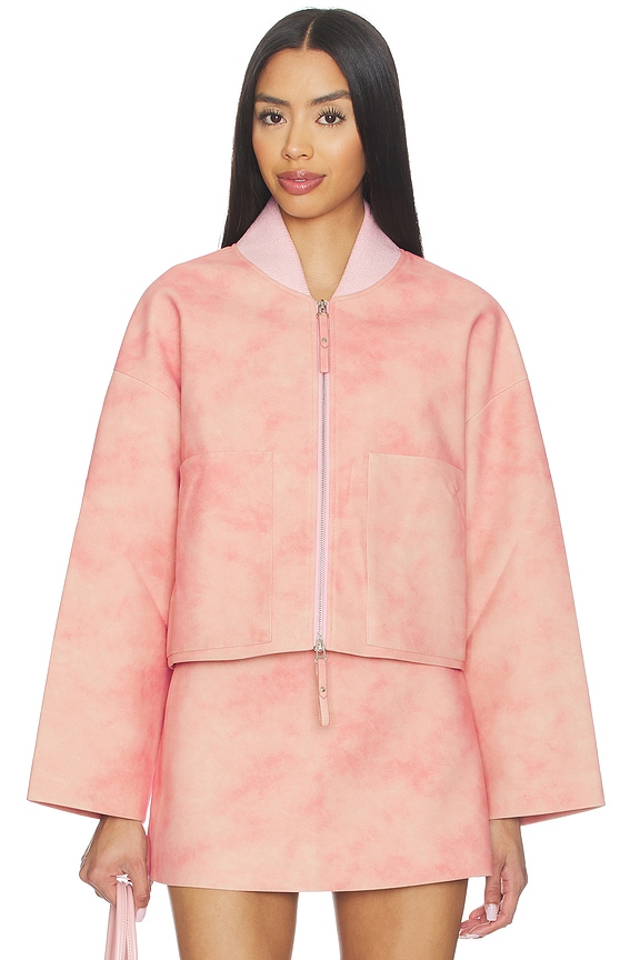 view 1 of 5 Cassie Bomber Jacket in Blush