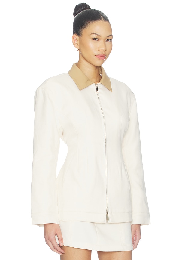 view 2 of 4 Olivia Cinched Country Jacket in Ivory