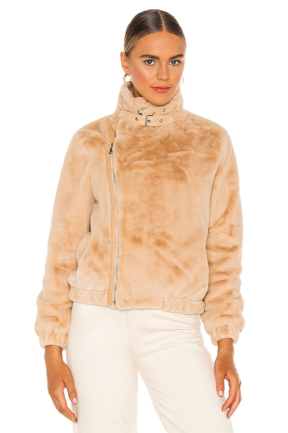 view 2 of 5 КУРТКА ИЗ ИСКУССТВЕННОГО МЕХА ORLANDO in Beige