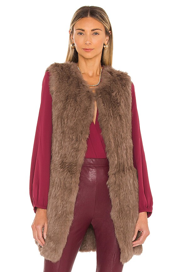 view 1 of 5 GILET BARCELONA in Cocoa