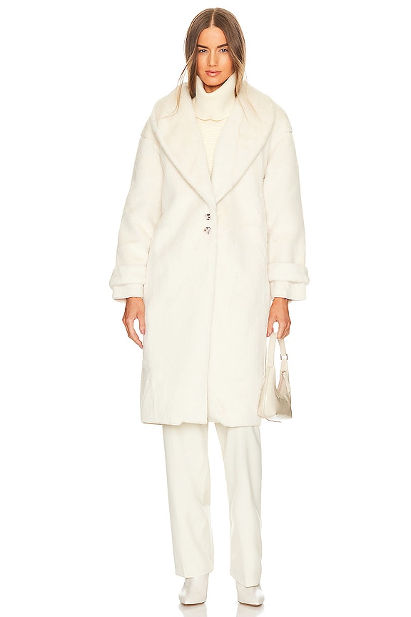 view 2 of 4 MANTEAU CHARLOTTE in Ivory