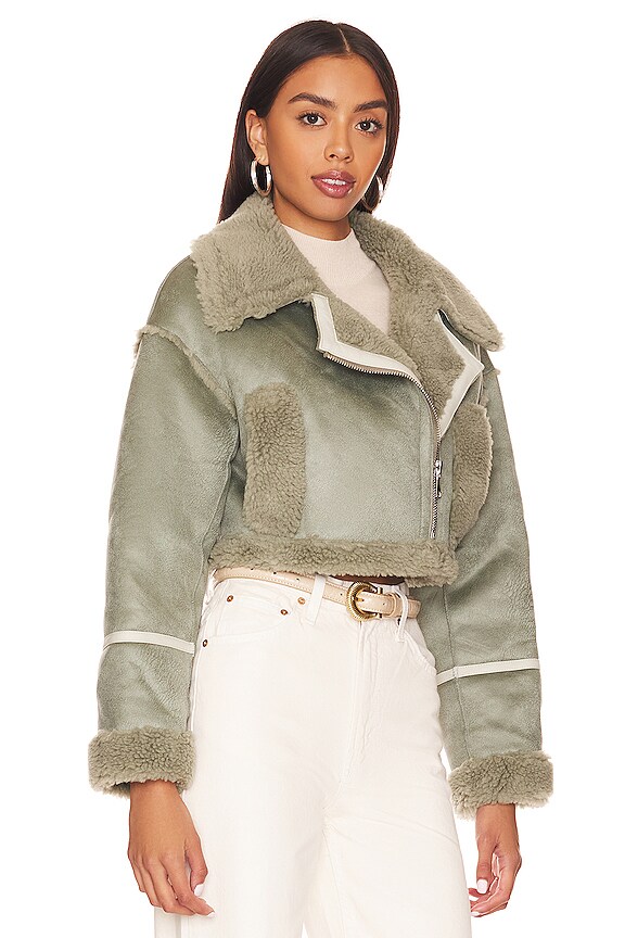 view 2 of 4 BLOUSON HARRIET in Sage