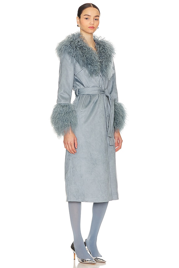 view 2 of 3 GIGI 코트 in Denim Blue