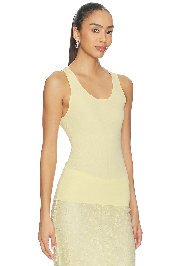 view 2 of 4 TOP SIN MANGAS ELLIS in Yellow