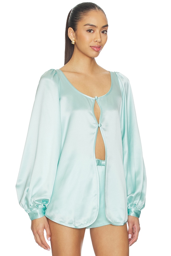 view 2 of 4 BLUSA PENELOPE in Pastel Blue
