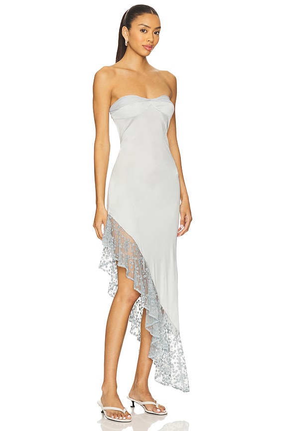 view 2 of 5 Lace Orchid Dress in Stardust