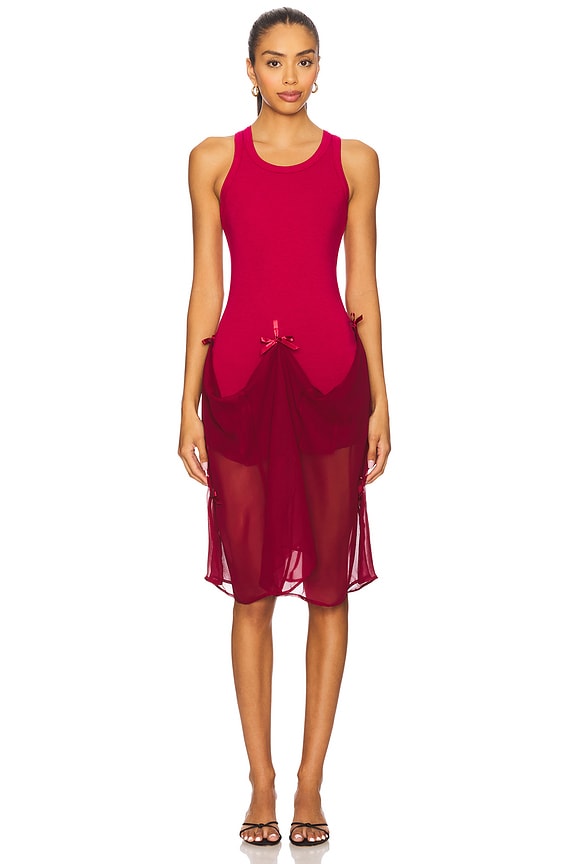 view 2 of 4 Metis Tank Dress in Cherry