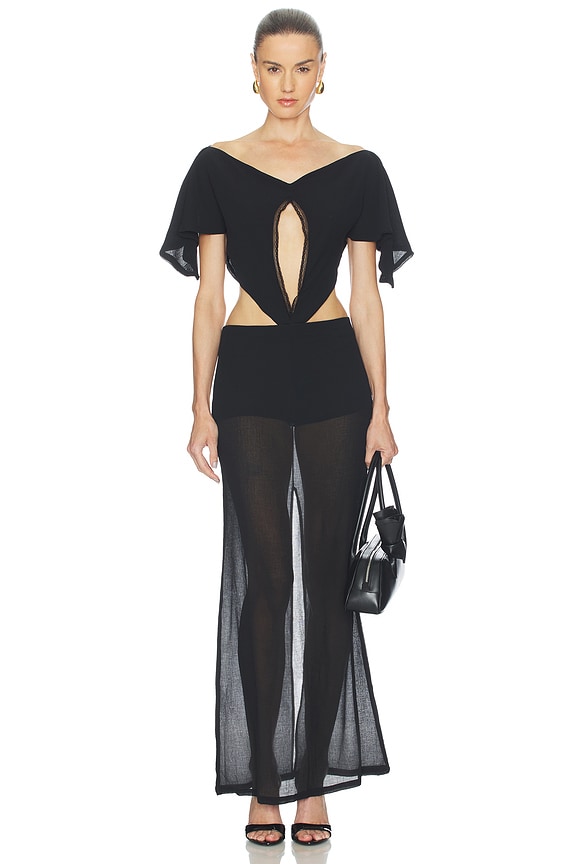 view 1 of 3 Pollock Maxi Dress in Black