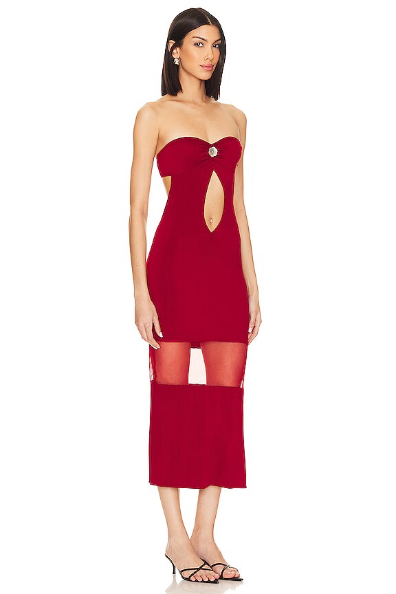 view 2 of 4 Sierra Flower Dress in Red
