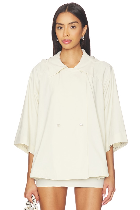 view 2 of 5 Opaleye Raincoat in Pampas & Polka Dot