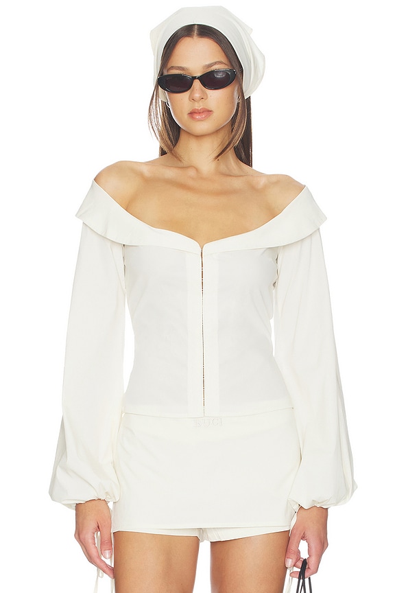 view 1 of 5 БЛУЗКА BUDVA in Ivory