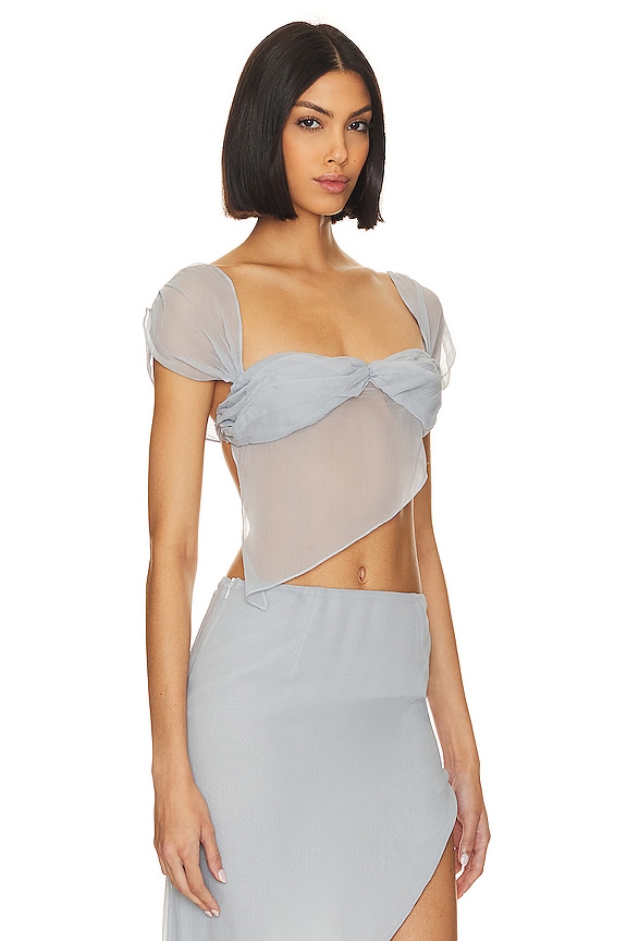 view 2 of 4 Della Top in Blue