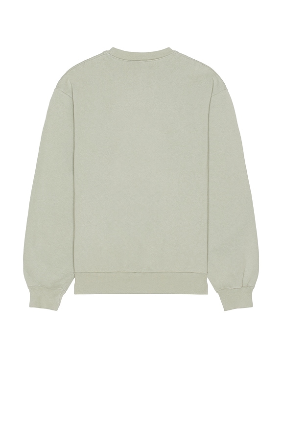 view 2 of 4 Embroidery Script Logo Crewneck in Sage