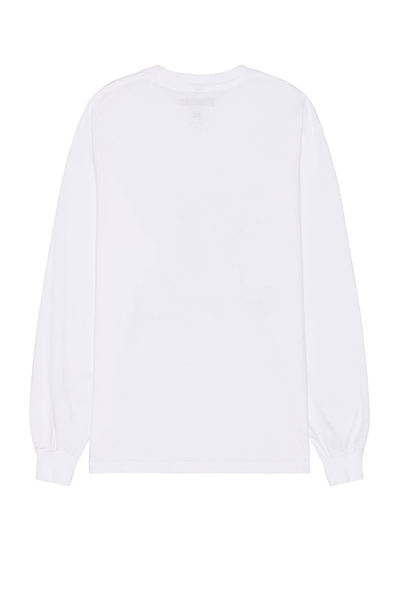 view 2 of 3 Liberty Long Sleeve Tee in White