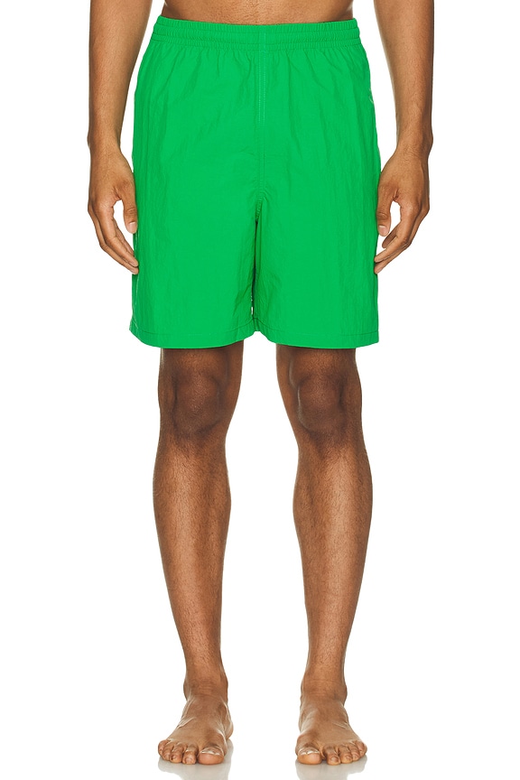 view 4 of 4 B Logo Water Short in Green