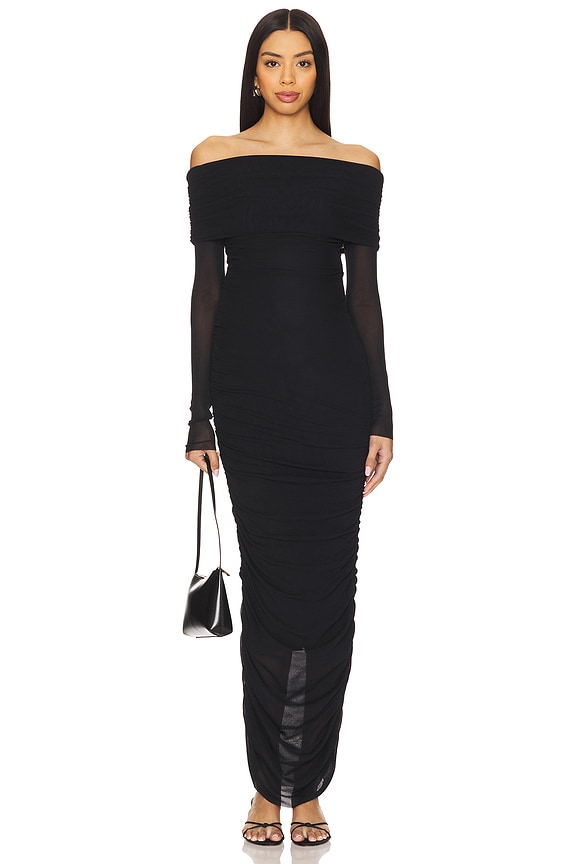 view 2 of 4 Off The Shoulder Dress in Black