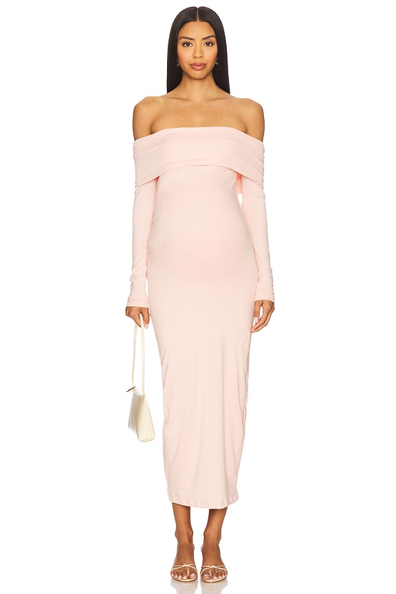 view 2 of 4 The Alison Midi Dress in Dusty Pink