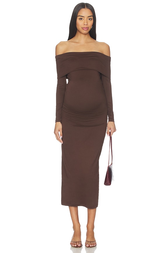 view 2 of 4 MAXIVESTIDO ALISON in Chocolate