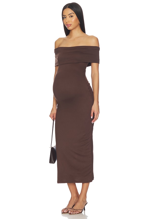 view 1 of 4 The Bianca Dress in Chocolate