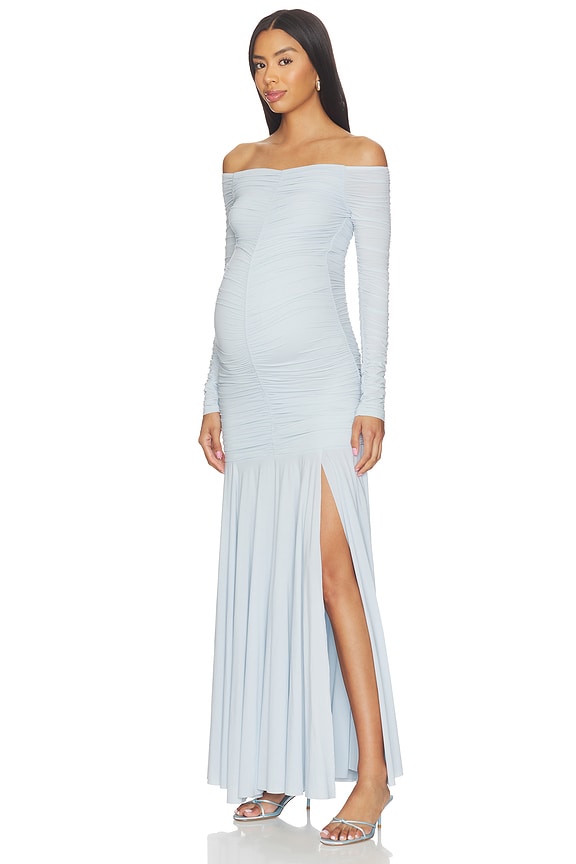 view 1 of 4 MAXIVESTIDO AIRBRUSH in Powder Blue