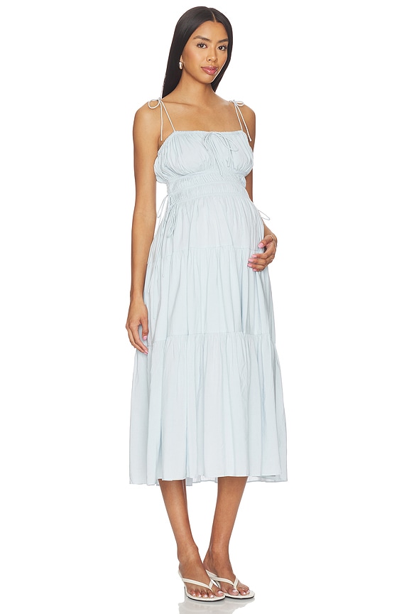 view 1 of 3 ROBE BAIN DE SOLEIL SHIRRED in Ice Blue