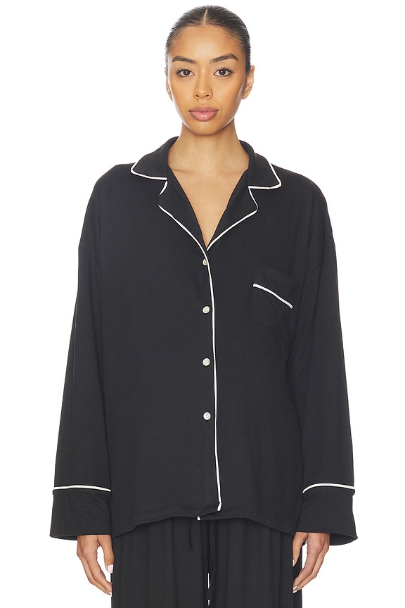 view 2 of 5 HAUT DE PYJAMA CLOUD in Black