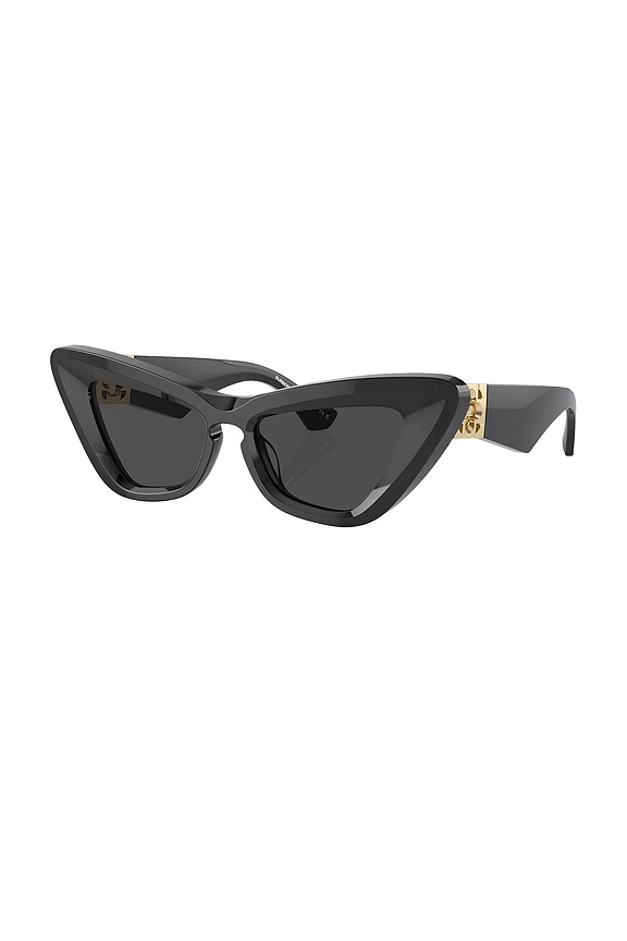 view 2 of 3 Cat Eye Sunglasses in Dark Grey