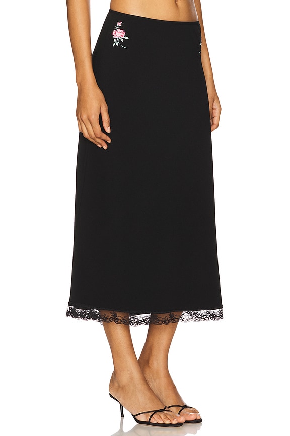 view 2 of 6 The Rosie Skirt in Black