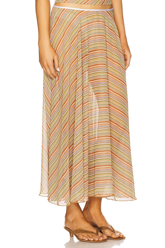 view 2 of 6 The Mize Skirt in Yellow