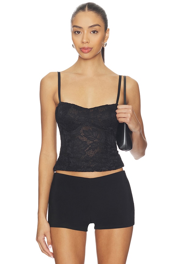 view 1 of 5 The Apple Top in Black Lace