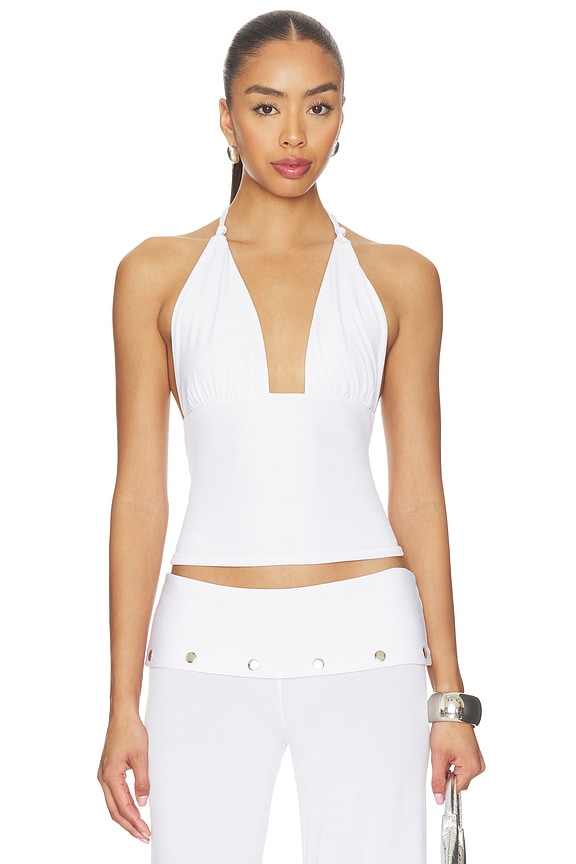view 1 of 4 The Jade Top in White