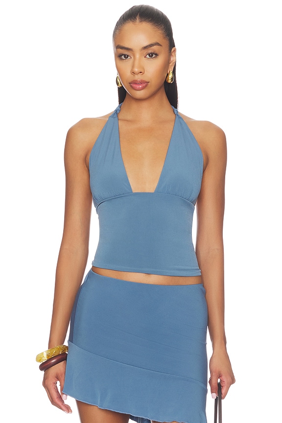 view 1 of 4 The Jade Top in Blue