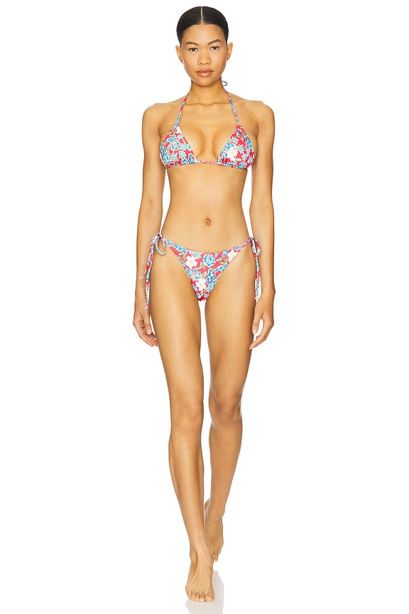 view 1 of 3 The Belle Bikini in Red Floral