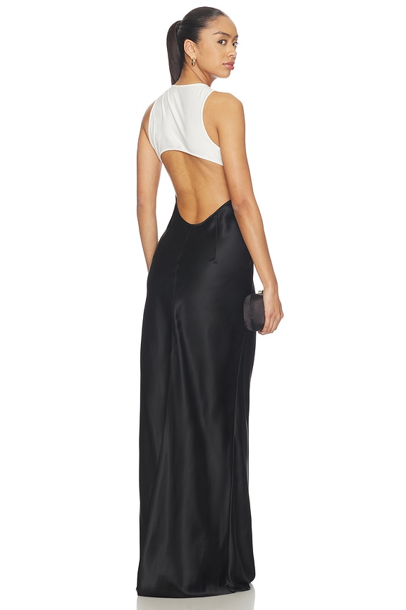 view 1 of 3 MAXIVESTIDO SEASHELL in Black