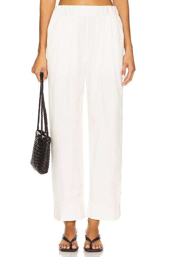 view 1 of 6 Cuff Trousers in White