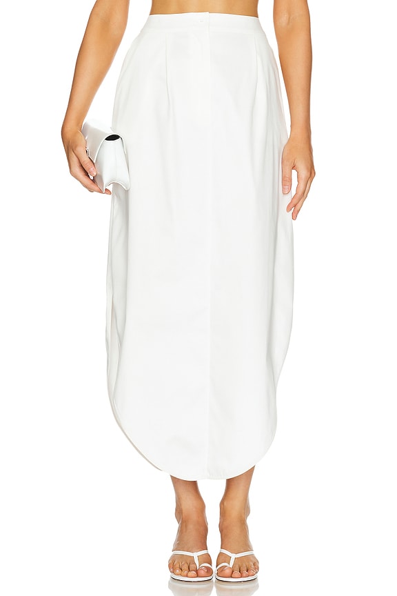 view 2 of 6 Tulip Long Skirt in Ivory