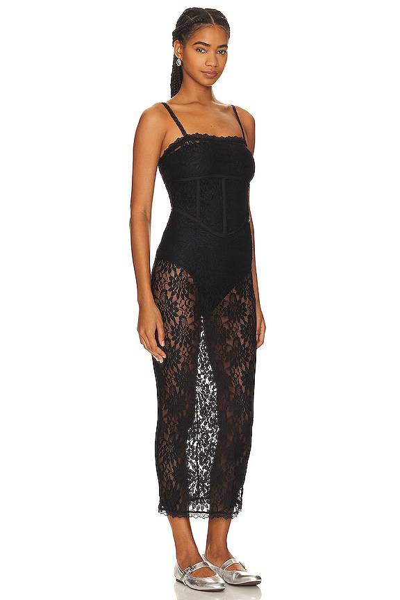 view 2 of 3 APRIL 미디 원피스 in Black