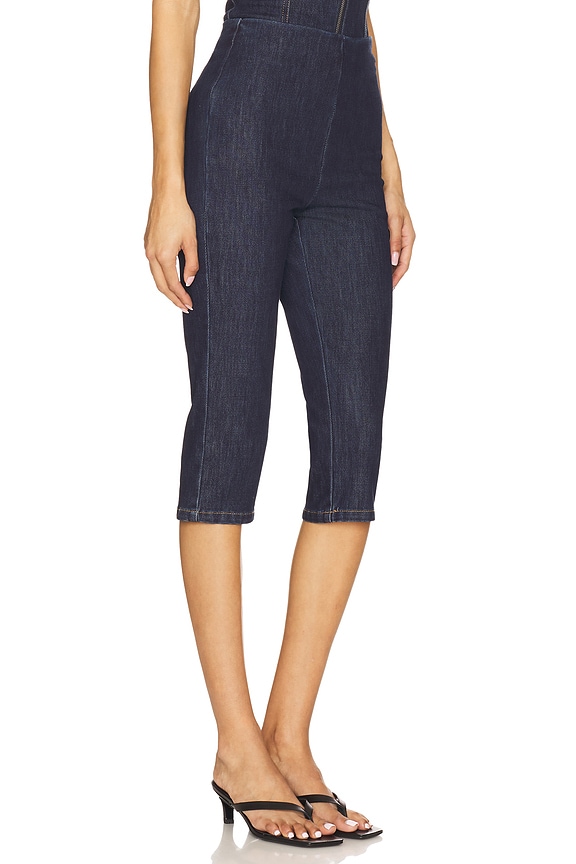 view 2 of 6 Alix Capri Jeans in Dark Denim