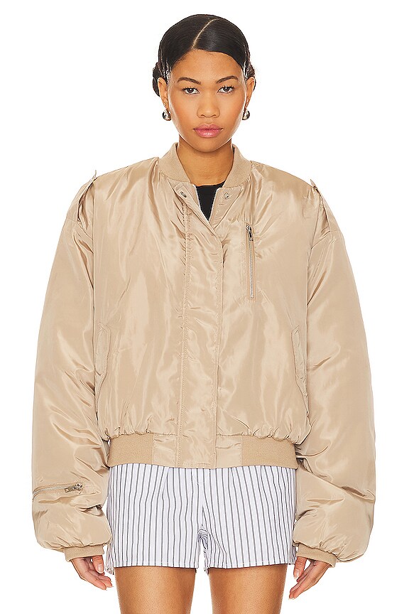 view 2 of 5 КУРТКА БОМБЕР KAI in Mushroom