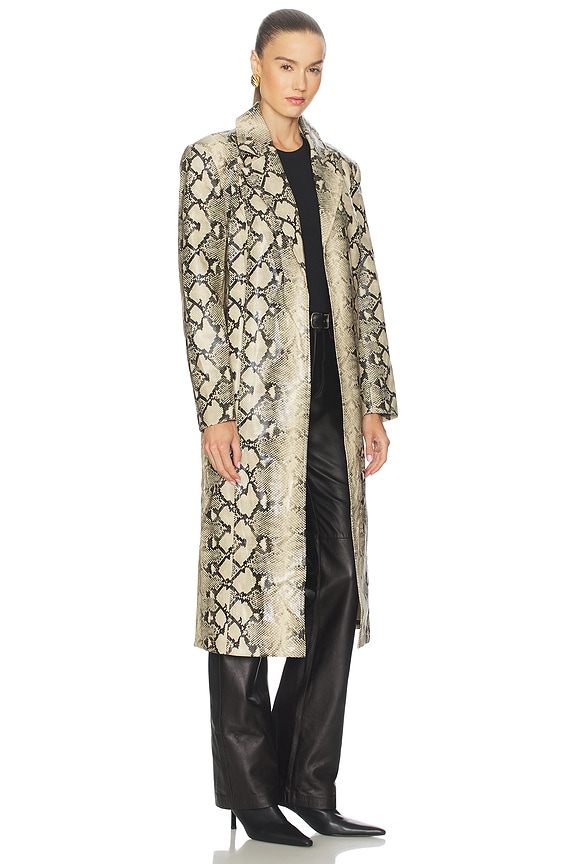 view 2 of 3 ABRIGO YOLANDA in Snakeskin