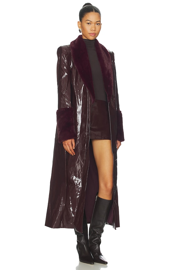 view 2 of 3 Tamara Trench Coat in Shiraz