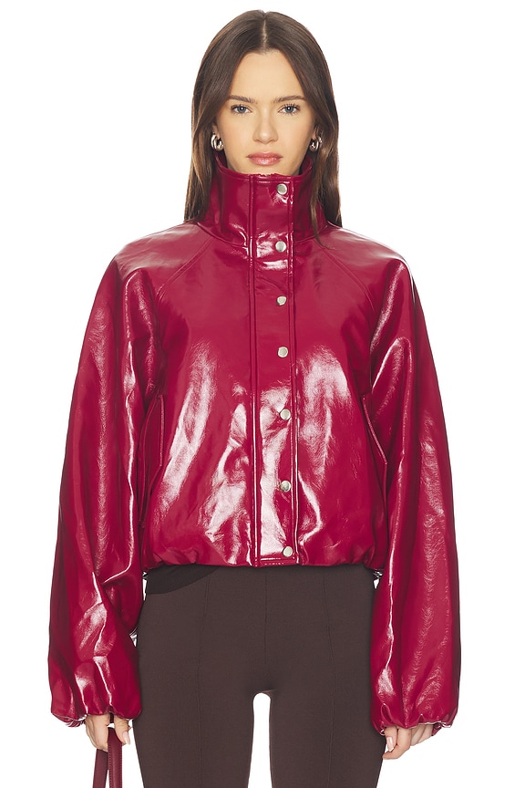view 2 of 5 Selena Jacket in Cherry