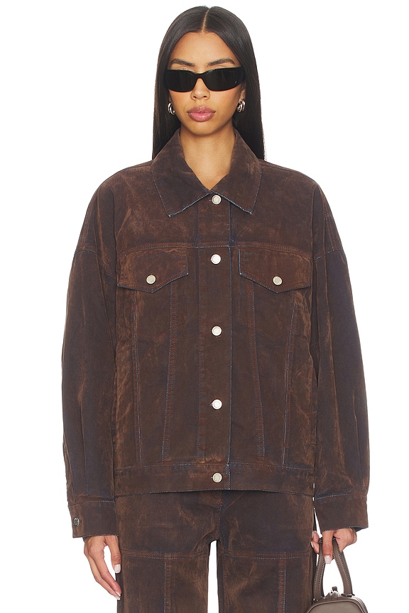 view 2 of 5 Azalea Jacket in Chocolate