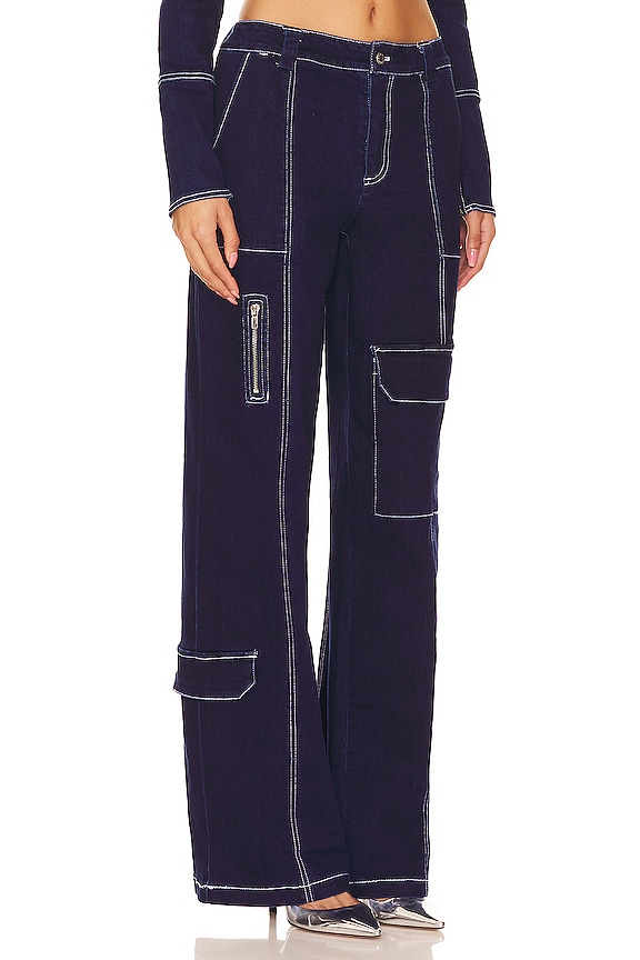 view 2 of 4 PANTALON DROIT COLE in Dark Blue