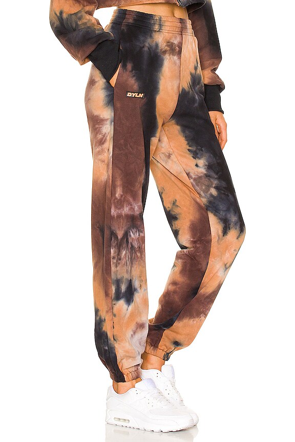 view 2 of 4 PANTALONES FITZPATRICK in Choc Tie Dye