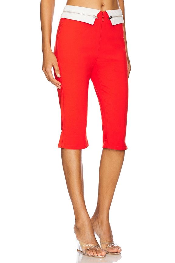 view 2 of 6 Miranda Capri Pants in Red
